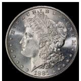 1881-s Morgan Dollar $1 Grades ms65