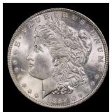 1889-p Morgan Dollar $1 Grades ms64+