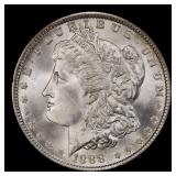 1888-p Morgan Dollar $1 Grades ms66