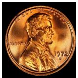 1972-d Lincoln Cent TOP POP! 1c ms67+ rd SEGS