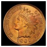 1901 Indian Cent Near Top Pop! 1c ms66+ rd SEGS
