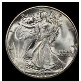 1936-d Walking Liberty Half Dollar Near Top Pop 50