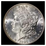 1881-s Morgan Dollar $1 Grades ms65