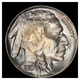 1927-p Buffalo Nickel 5c Grades ms65