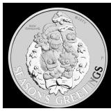 2022 Tuvalu The Simpsons Seasons Greetings - 1 oz