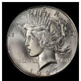 1927-p Peace Dollar $1 Grades ms64+