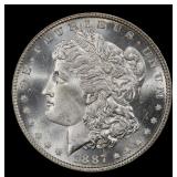 1887-p Morgan Dollar $1 ms66+ SEGS