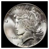 1926-p Peace Dollar Near Top Pop $1 ms66+ SEGS