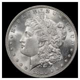 1880-p Morgan Dollar $1 Grades ms64+