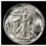 1941-p Walking Liberty Half Dollar Near Top Pop 50