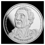 Founders: Montesquieu Style - 1 oz Silver Round Ro
