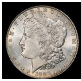 1886-p Morgan Dollar $1 Grades ms62+