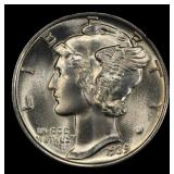 1939-p Mercury Dime Near Top Pop 10c ms67+ FSB SEG