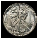 1940-s Walking Liberty Half Dollar Near Top Pop 50