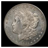 1921-s Morgan Dollar $1 Grades ms63