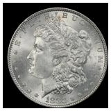 1880-p Morgan Dollar $1 Grades ms63+