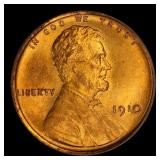 1910-p Lincoln Cent Near Top Pop! 1c ms67 rd SEGS