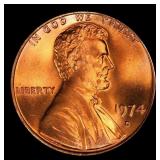 1974-d Lincoln Cent Near Top Pop 1c ms67 rd SEGS