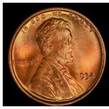 1934-p Lincoln Cent Near Top Pop 1c ms67+ rd SEGS