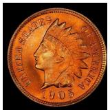1905 Indian Cent TOP POP! 1c ms67 rd SEGS