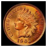 1902 Indian Cent Near Top Pop! 1c ms67+ rd SEGS