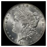 1881-p Morgan Dollar $1 Grades ms64+
