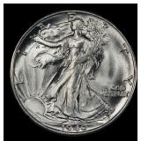 1940-s Walking Liberty Half Dollar Near Top Pop 50