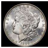 1886-p Morgan Dollar $1 Grades ms65