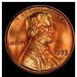 1973-d Lincoln Cent TOP POP! 1c ms67+ rd SEGS
