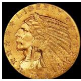 1915-p Gold Indian Half Eagle $5 ms64+ USCG