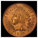1909 Indian Cent Near Top Pop! 1c ms66+ rd SEGS