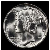 1941-d Mercury Dime 10c ms67 fsb SEGS