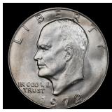 1972-p Ty 3 Eisenhower Dollar TOP POP! $1 ms66+ SE