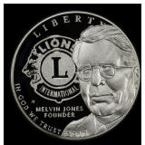 2017-P Lions Club Centennial Proof Modern Commem D