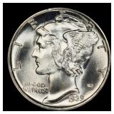 1939-s Mercury Dime 10c ms66 FSB SEGS