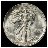 1934-s Walking Liberty Half Dollar 50c Grades au58