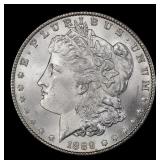 1889-p Morgan Dollar $1 Grades ms65+
