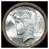 ER- SEARS Silver Peace Dollar $1 Roll UNC 20 Coin