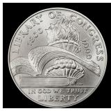 2000-p Library of Congress Modern Commem Dollar $1