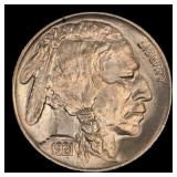 1921-p Buffalo Nickel 5c ms65 SEGS