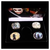4 Coin Joker - Heath Ledger - Gold Plated Round Co