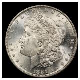 1881-s Morgan Dollar $1 Grades ms63