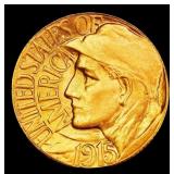 1915-s Panama Pacific Gold Commem Dollar 1 ms66 SE