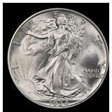1934-p Walking Liberty Half Dollar 50c ms66+ SEGS