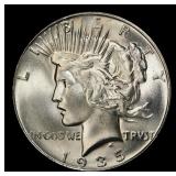 1935-p Peace Dollar $1 ms65+ SEGS
