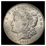 1921-p Morgan Dollar $1 Grades ms64