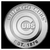 Chicago Cubs MLB Team - 1 oz Silver Round Round