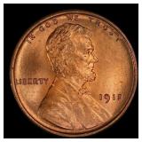 1915-p Lincoln Cent 1c ms66 rd SEGS
