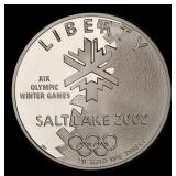2002-P Olympics Proof Modern Commem Dollar $1 pr70