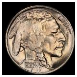 1937-s Buffalo Nickel 5c Grades ms66